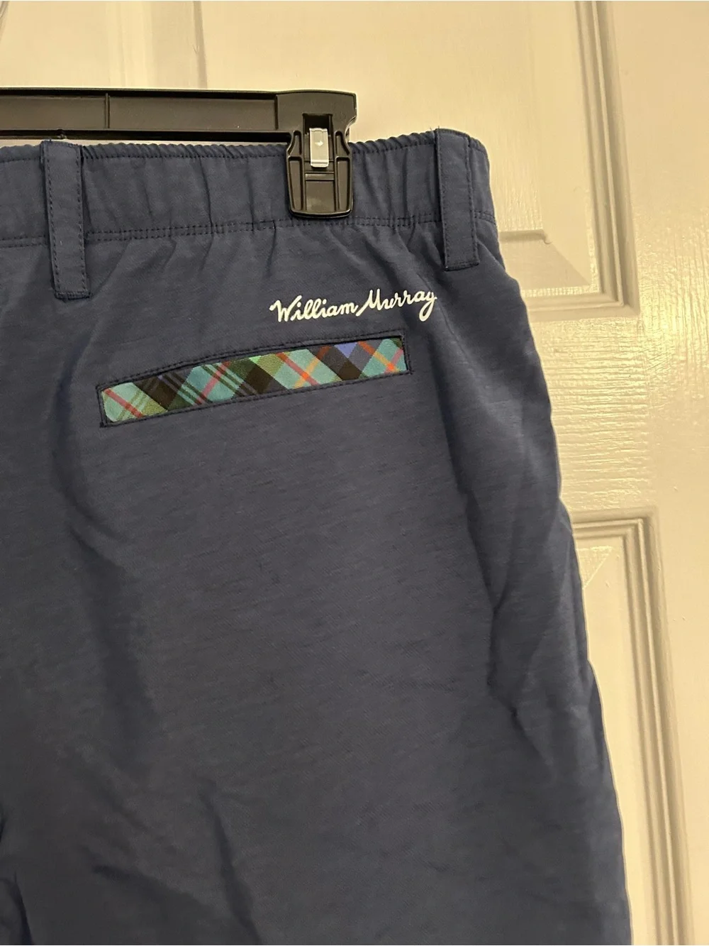 William Murray Golf Navy Flat-Front Performance Shorts